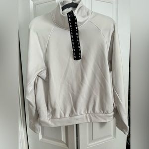 White nike Quarter Zip